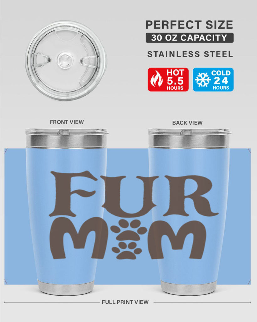 fur mom 266#- mom- Tumbler