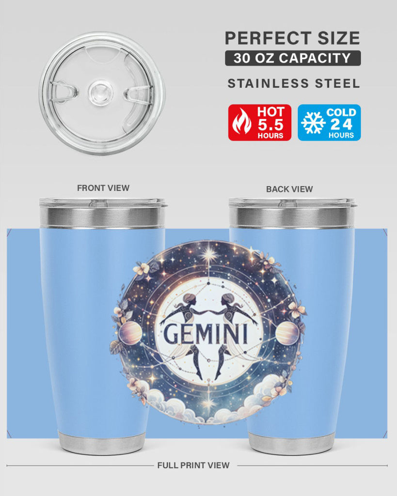 gemini 237#- zodiac- Tumbler