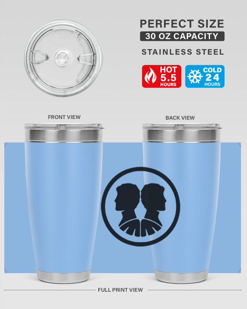 gemini 238#- zodiac- Tumbler