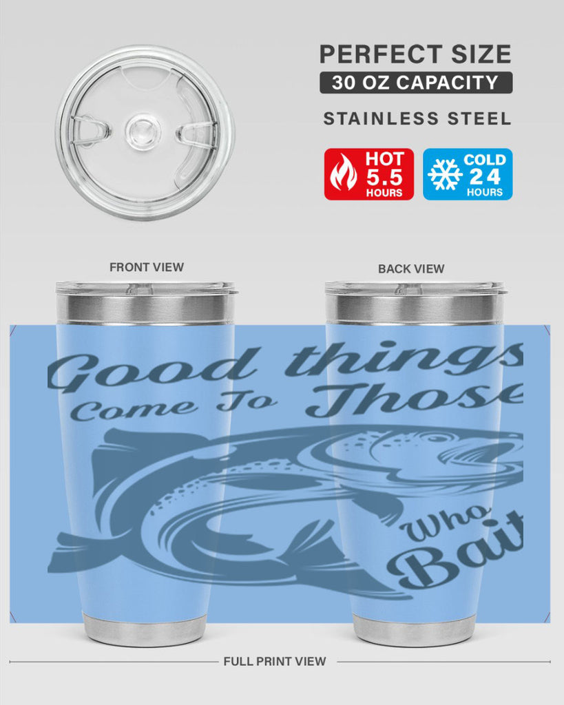 good things 127#- fishing- Tumbler