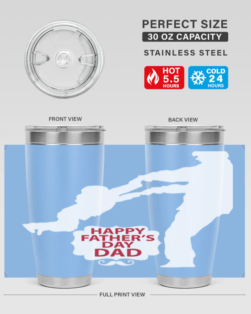 happy father day 246#- fathers day- Tumbler