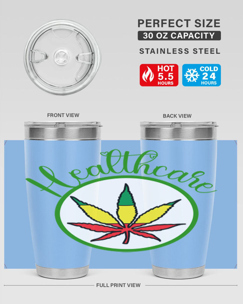 healthcare weed 106#- marijuana- Tumbler