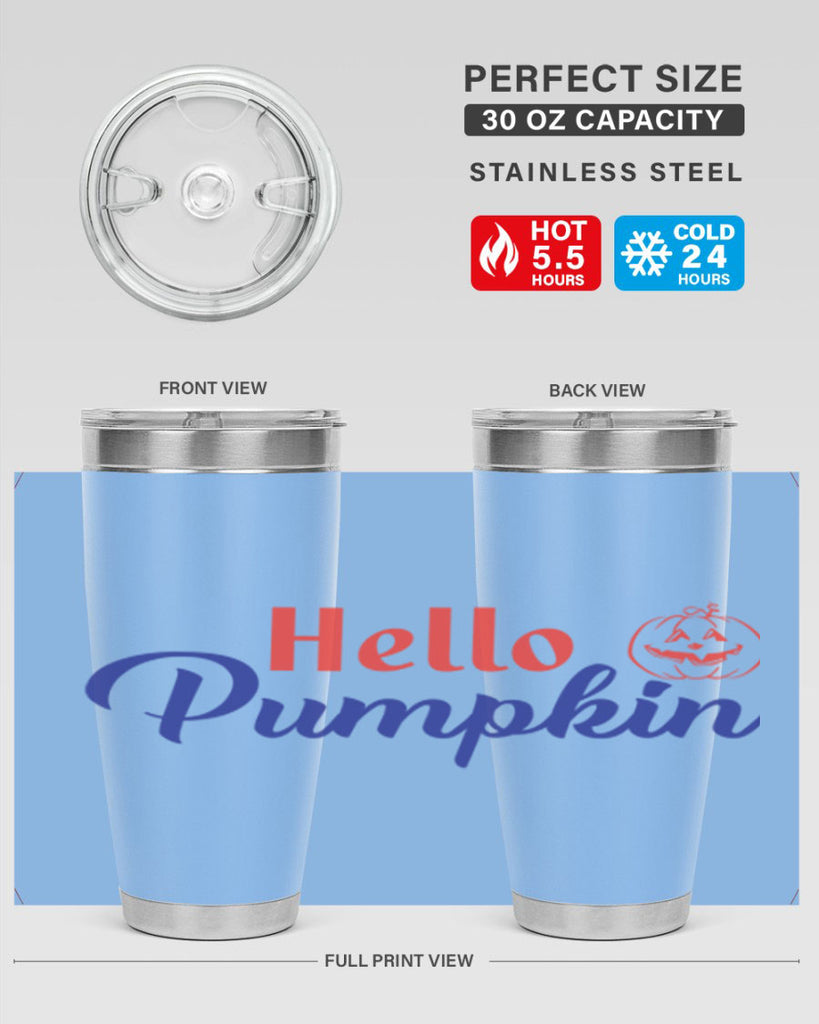 hello pumpkin 288#- fall- Tumbler