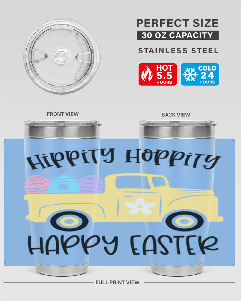 hippity hoppity happy 29#- easter- Tumbler