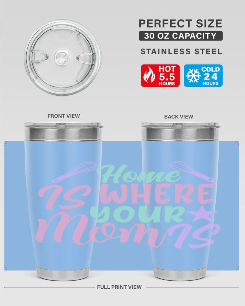 home is where your mom is 37#- home- Tumbler
