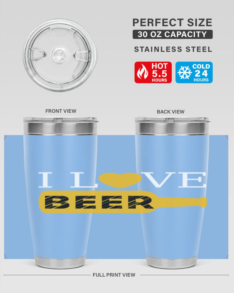 i love beer 75#- beer- Tumbler