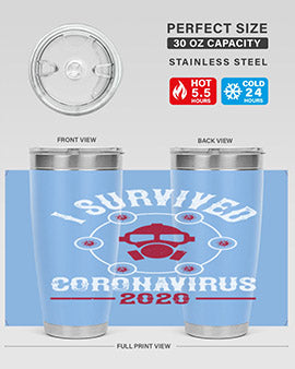 i survived coronavirus Style 32#- corona virus- Cotton Tank