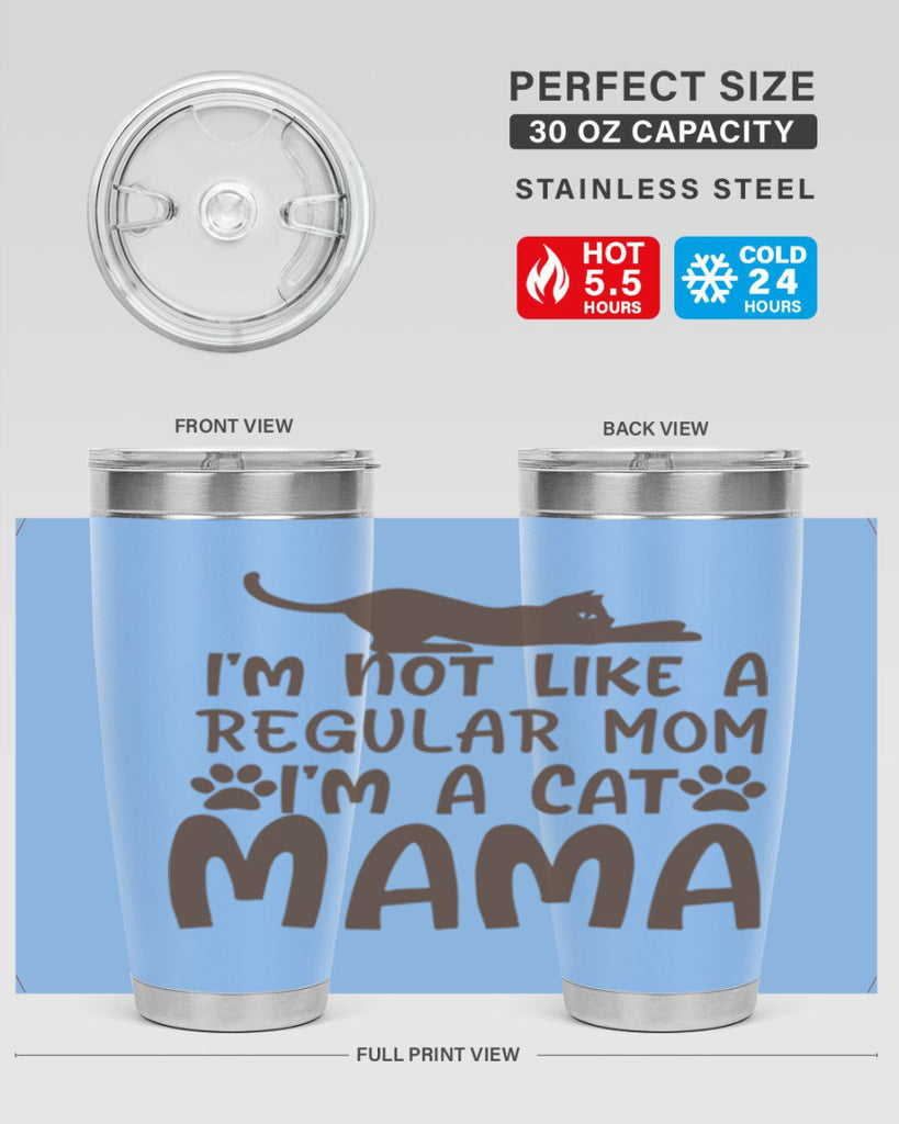 im not like a regular mom im a cat mama 256#- mom- Tumbler