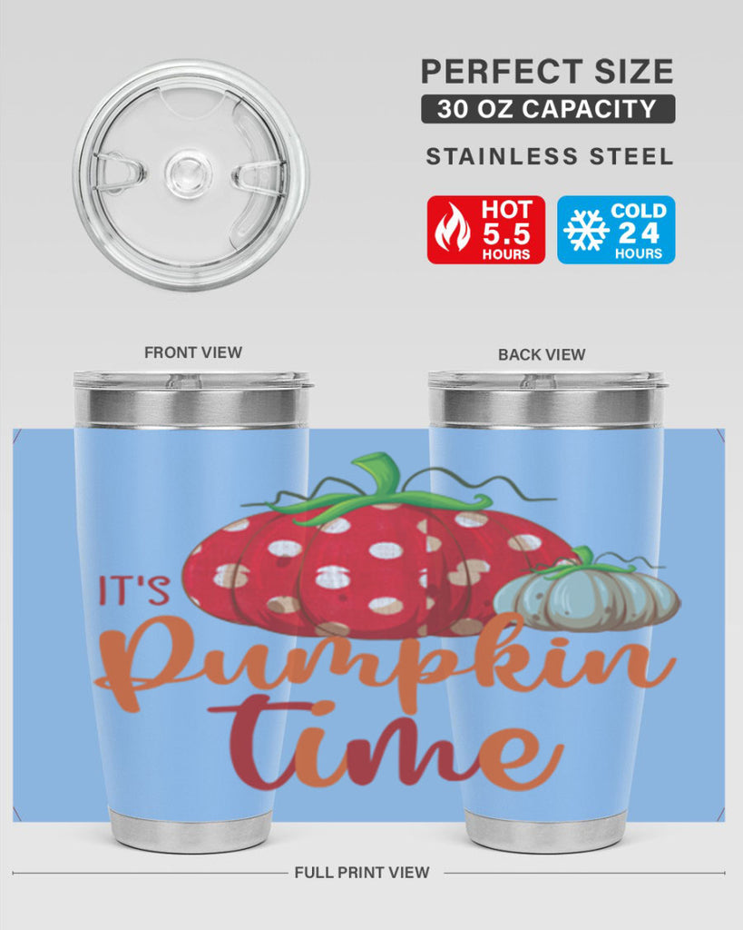 it s pumpkin time 368#- fall- Tumbler