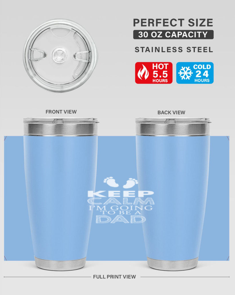 keep clam i am going to be a dad 2#- dad- Tumbler