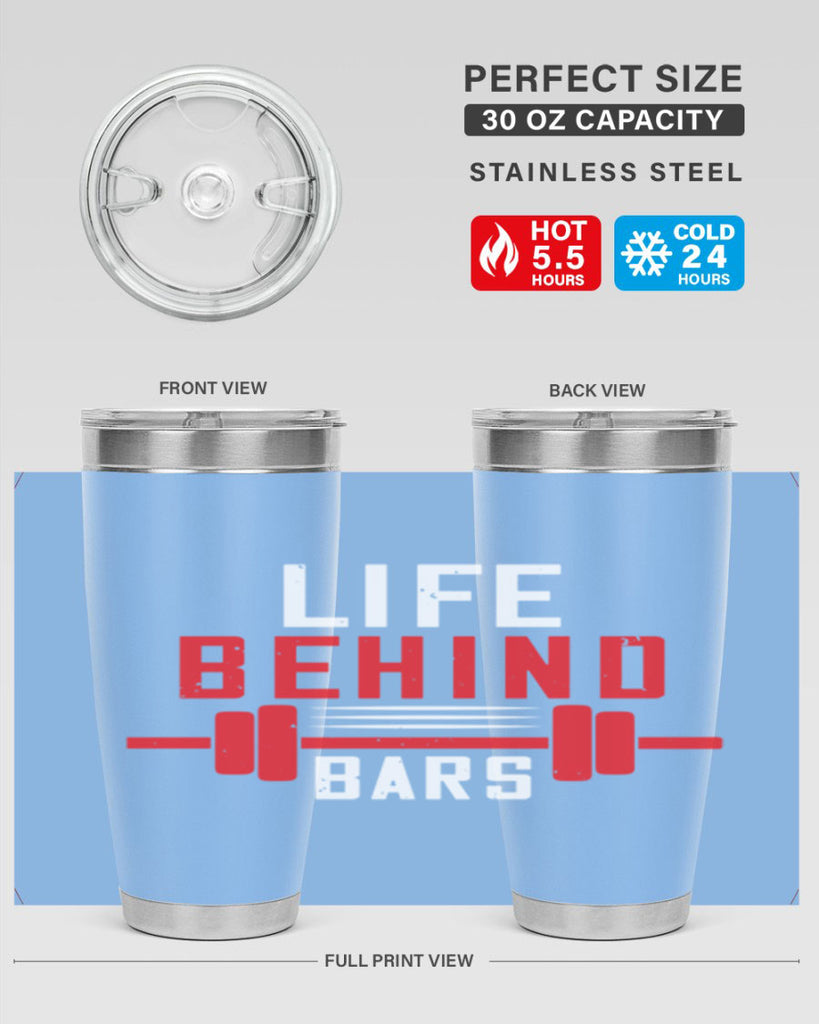 life behind bars 85#- gym- Tumbler