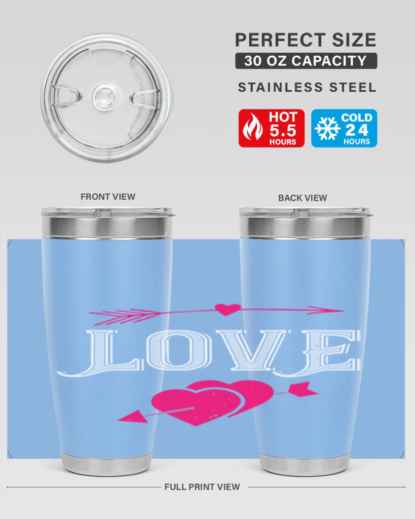 love 41#- valentines day- Tumbler