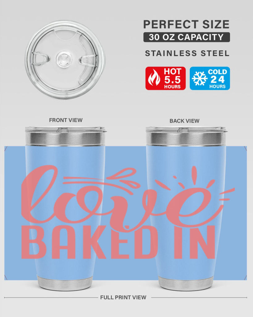 love baked in 13#- kitchen- Tumbler