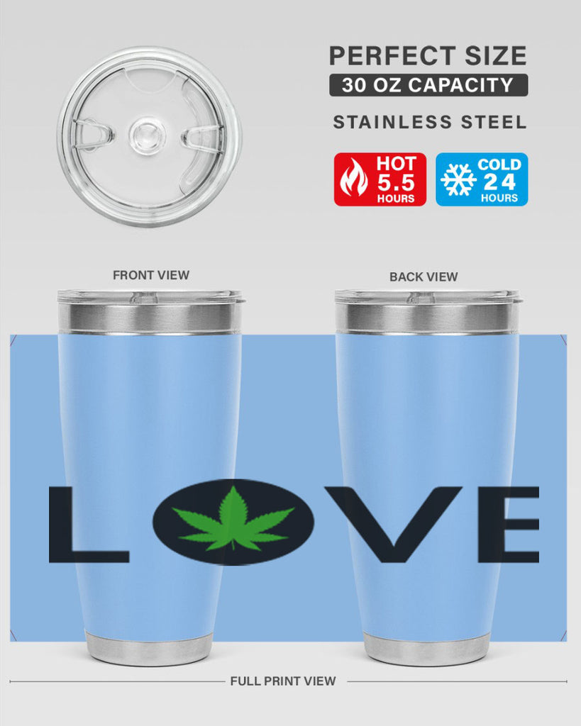 love cannabis 189#- marijuana- Tumbler