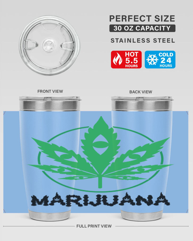 marijuana 198#- marijuana- Tumbler