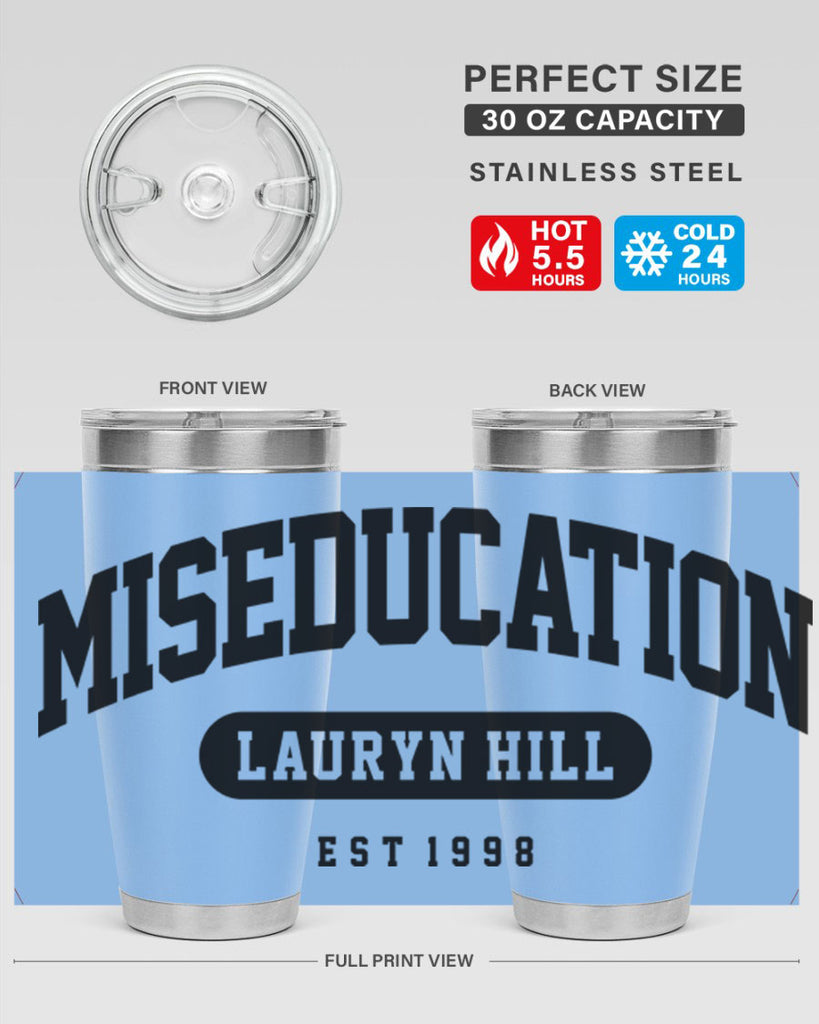 miseducation of lauryn hill college 67#- black words phrases- Cotton Tank