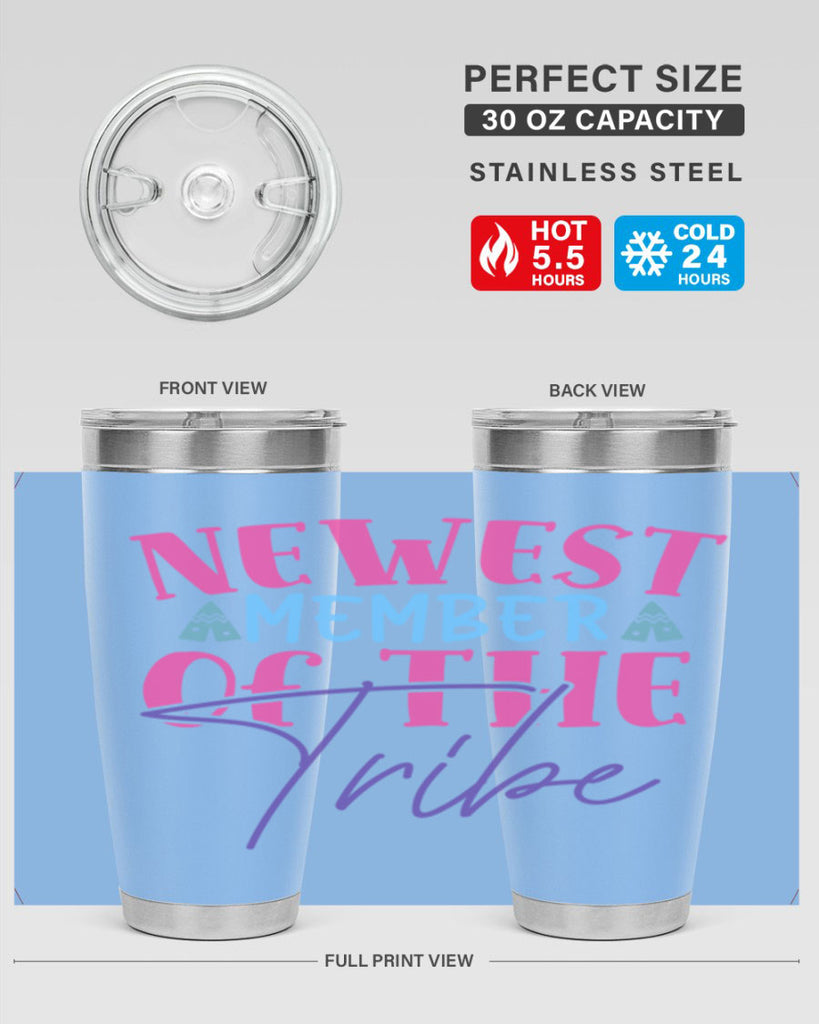 newest member of the tribe Style 211#- baby- tumbler