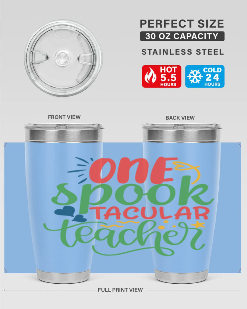 one spook tacular teacher Style 159#- teacher- tumbler