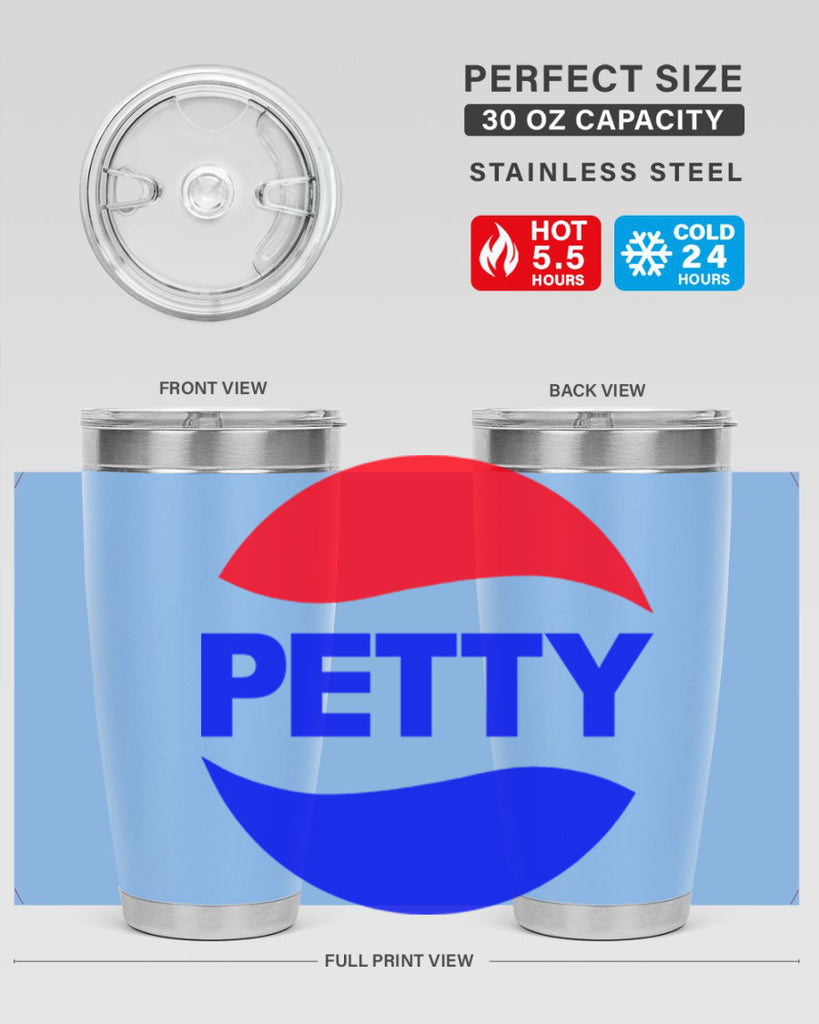 petty  pepsi 54#- black words phrases- Cotton Tank