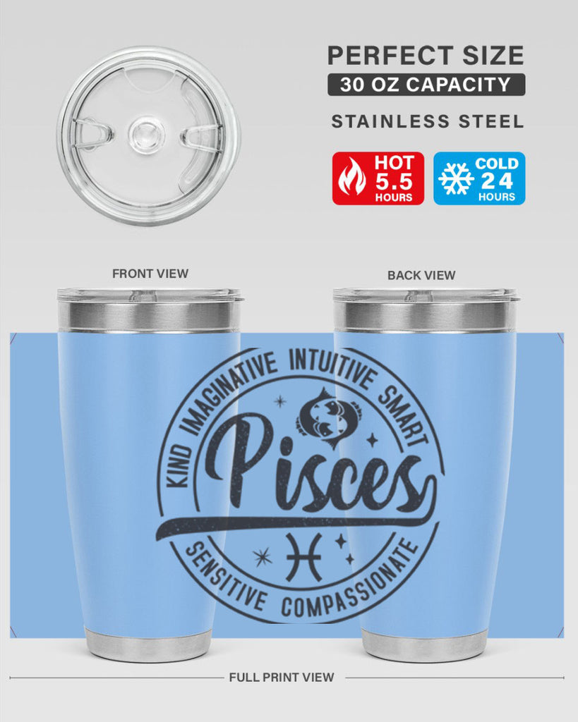 pisces 373#- zodiac- Tumbler