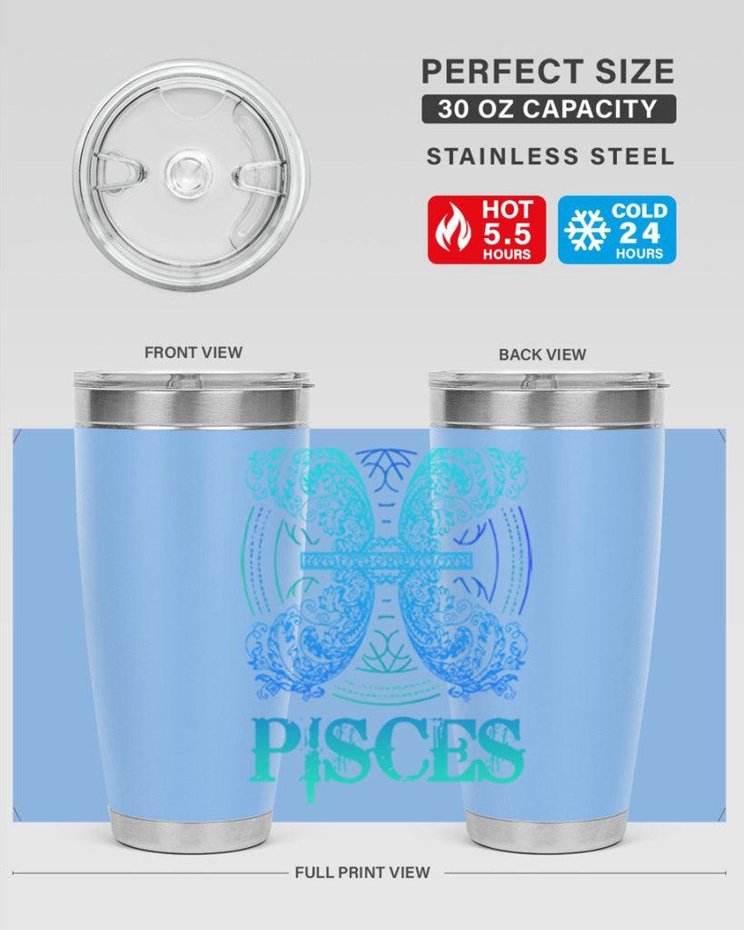 pisces Zodiac 381#- zodiac- Tumbler