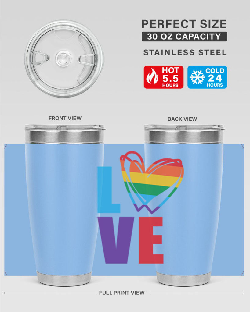 pride love heart 64#- lgbt- Tumbler