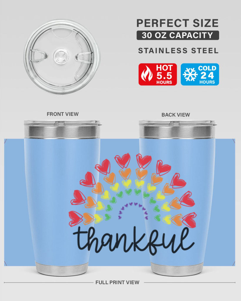 pride rainbow thankful 56#- lgbt- Tumbler