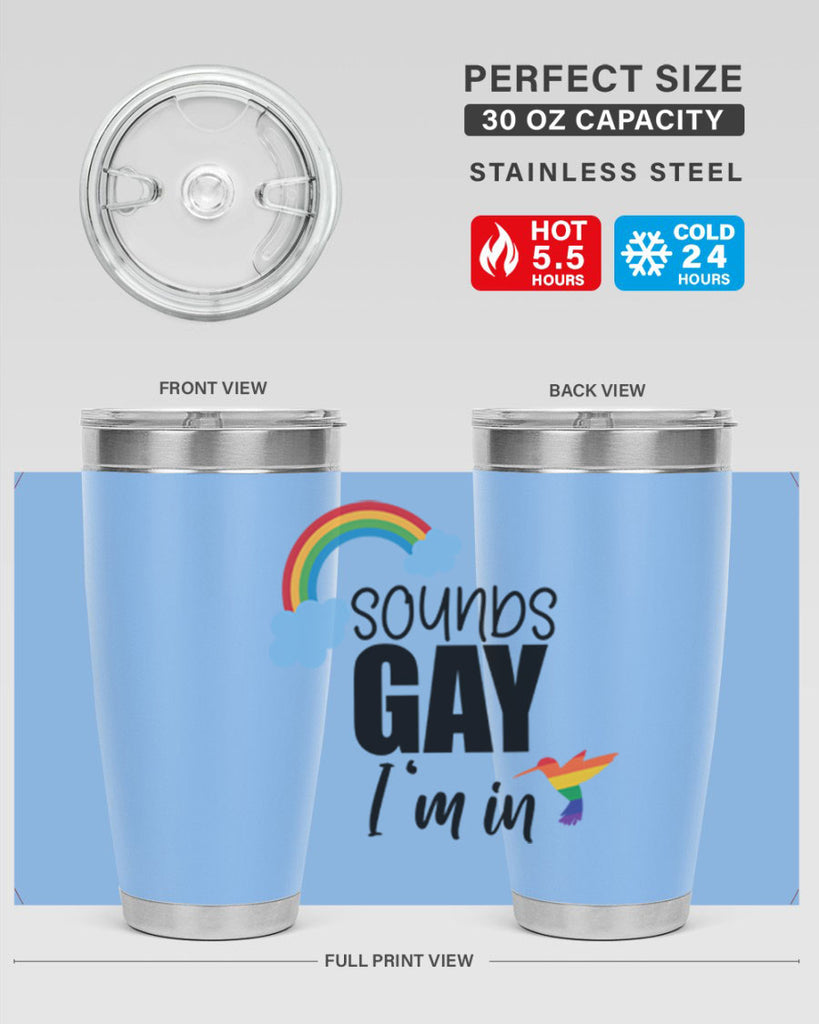 pride sound 45#- lgbt- Tumbler