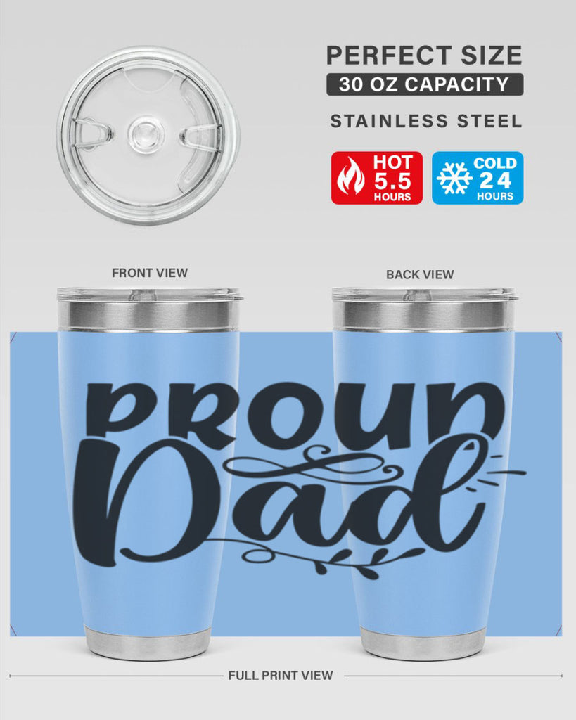 proud dad 71#- dad- Tumbler