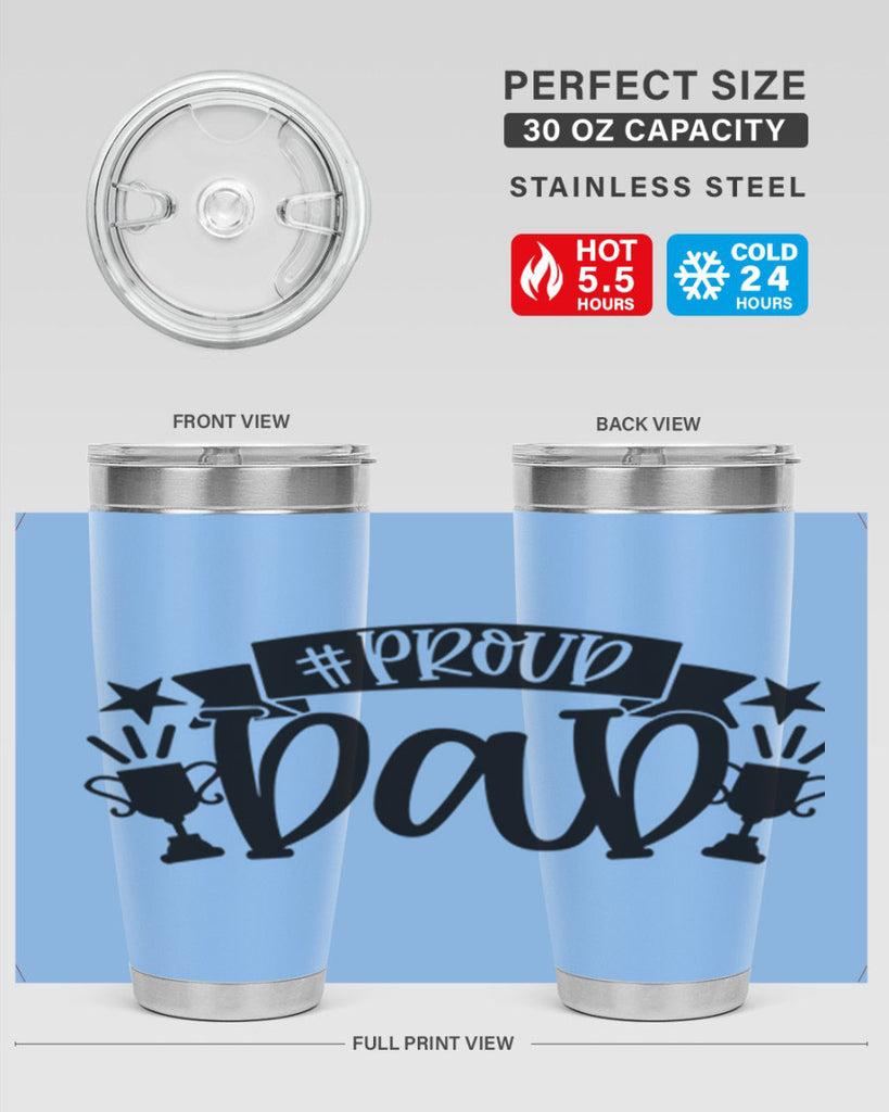 proud dad 75#- fathers day- Tumbler
