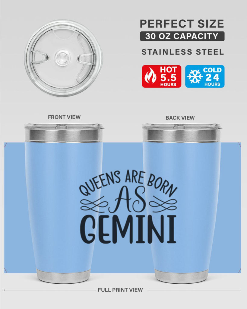 queens are born as gemini 392#- zodiac- Tumbler