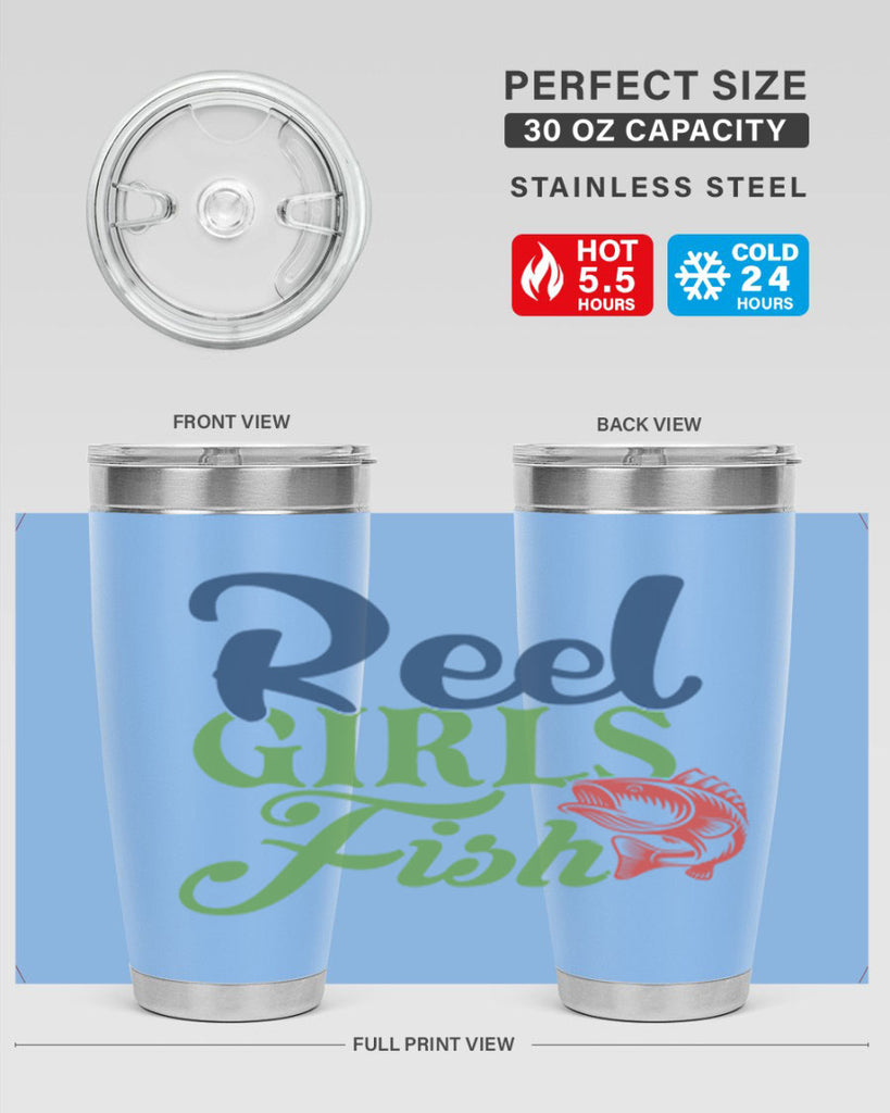 reel girls fish 199#- fishing- Tumbler