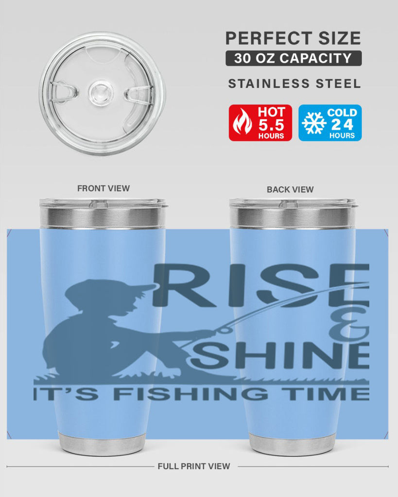 rise shine 41#- fishing- Tumbler