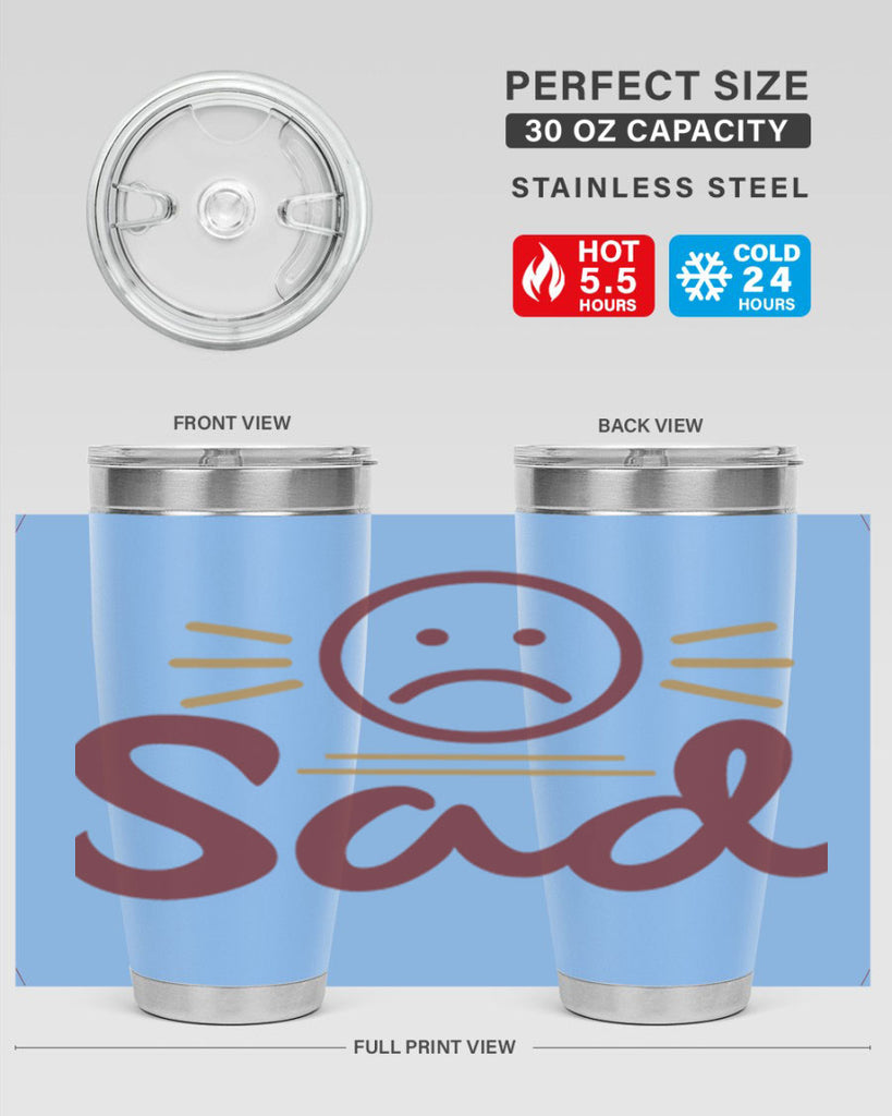 sad 5#- fathers day- Tumbler