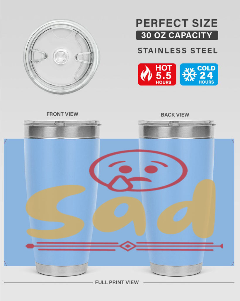 sad 6#- fathers day- Tumbler