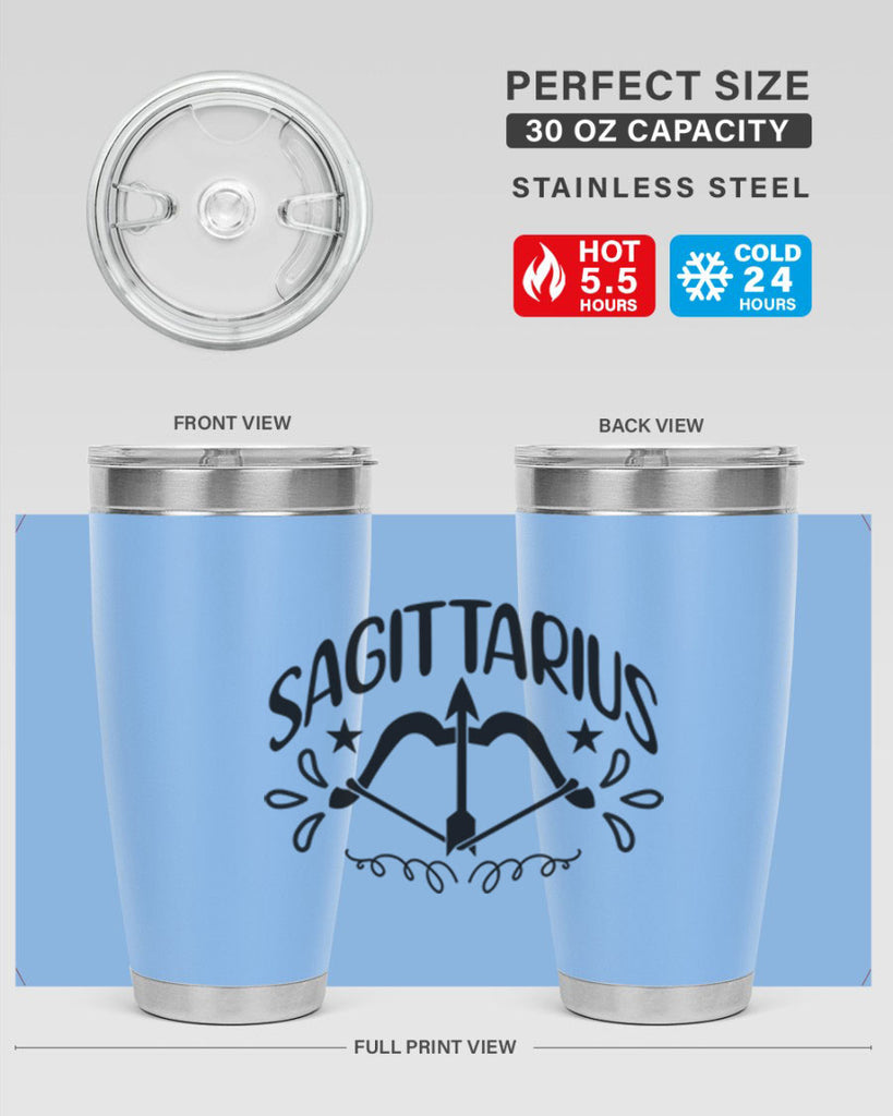 sagittarius 410#- zodiac- Tumbler
