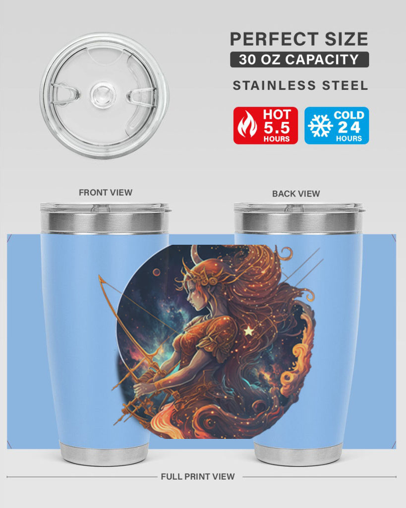 sagittarius 417#- zodiac- Tumbler