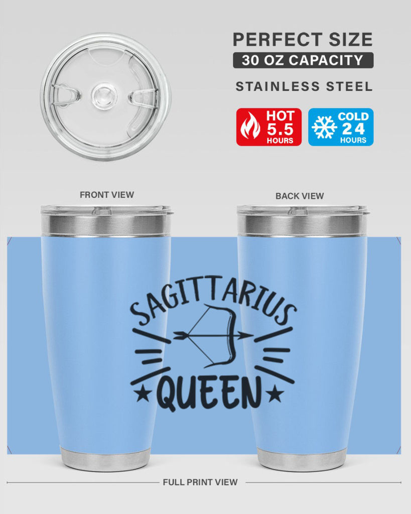 sagittarius queen 411#- zodiac- Tumbler
