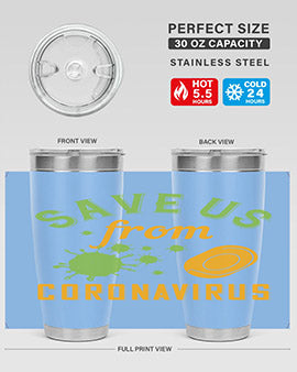 save us from coronavirus Style 24#- corona virus- Cotton Tank