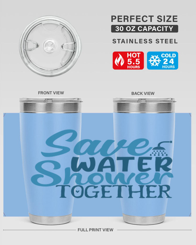 save water shower together 60#- bathroom- Tumbler