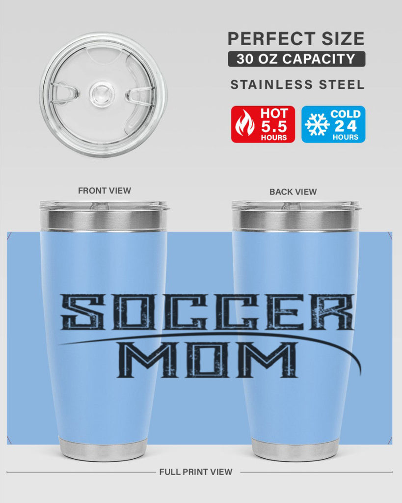 soccer mom 67#- mom- Tumbler