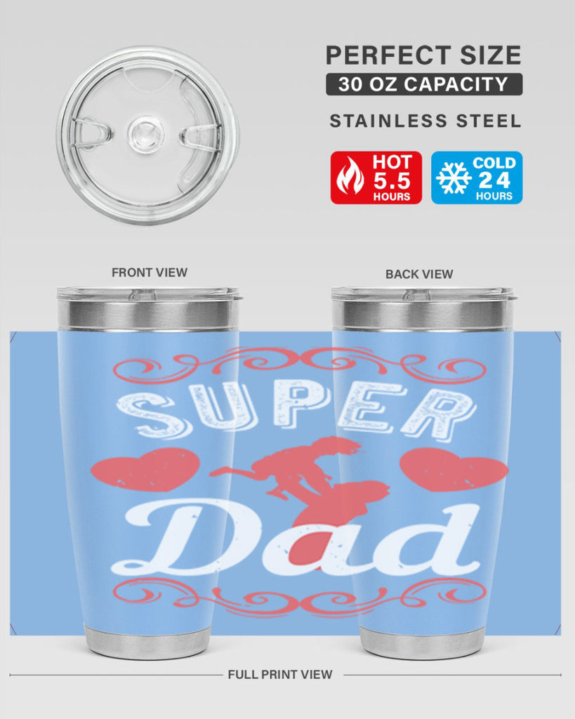 super dad 178#- fathers day- Tumbler