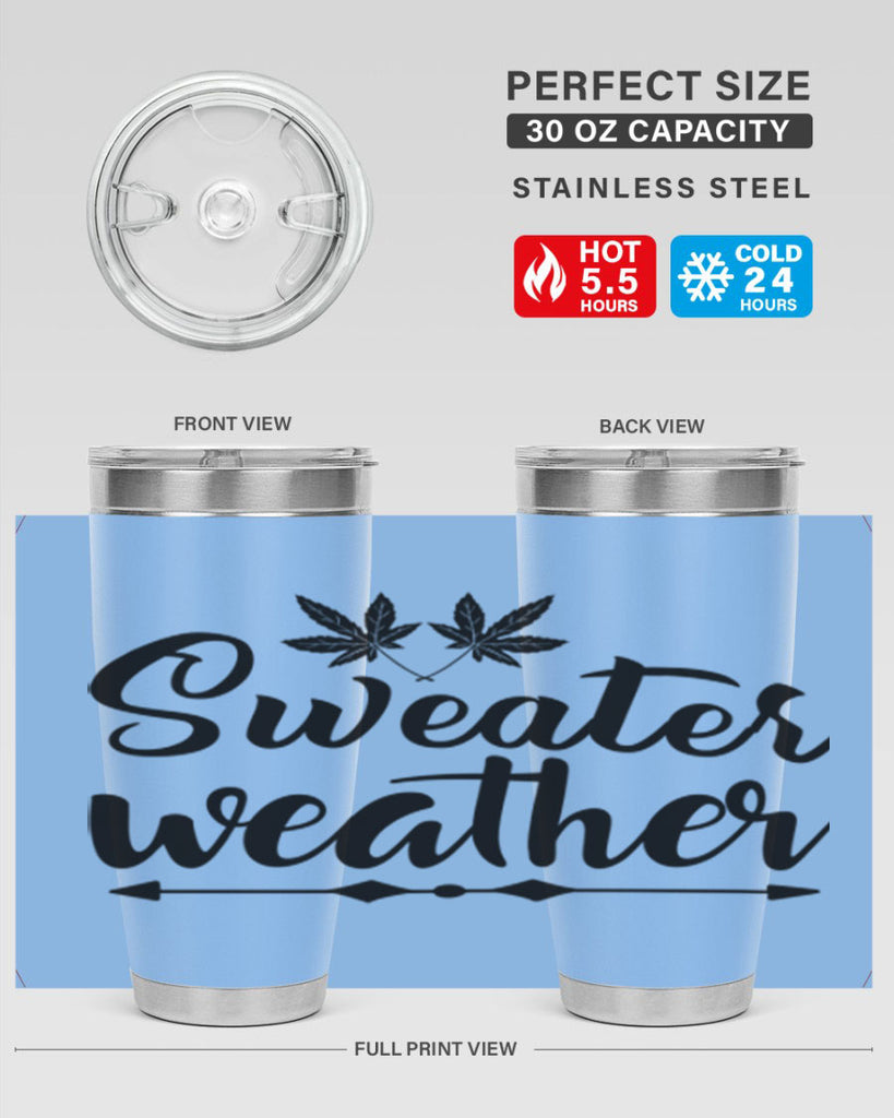 sweater weather 581#- fall- Tumbler