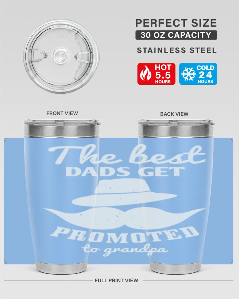 the best dads get promoted 164#- fathers day- Tumbler