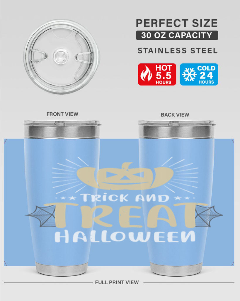 trick and treat halloween 125#- halloween- Tumbler