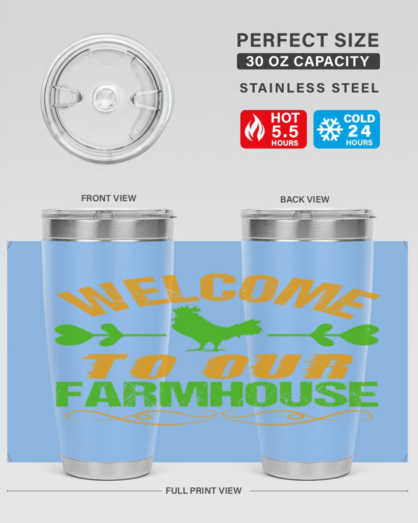 welcome to your farmhouse 28#- farming and gardening- Tumbler