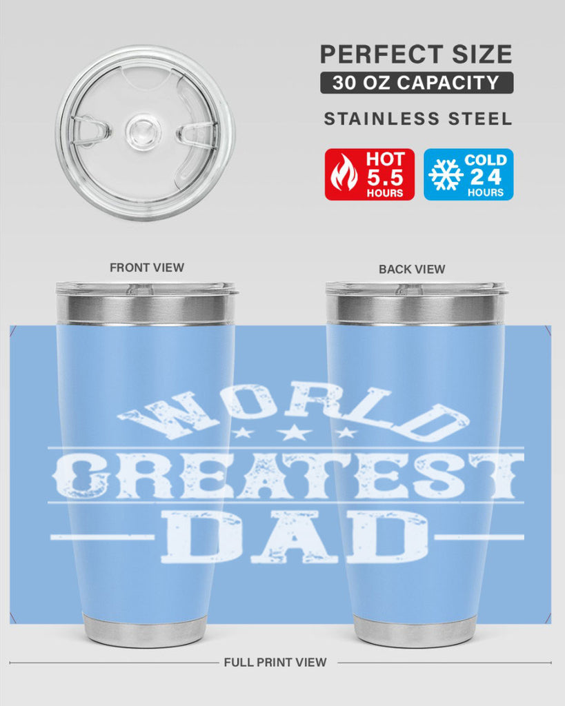 world greatest dad 143#- fathers day- Tumbler