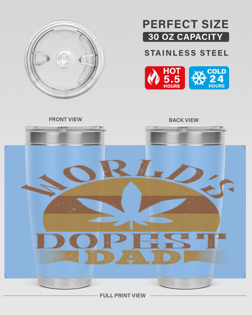 worlds dopest dad 145#- fathers day- Tumbler