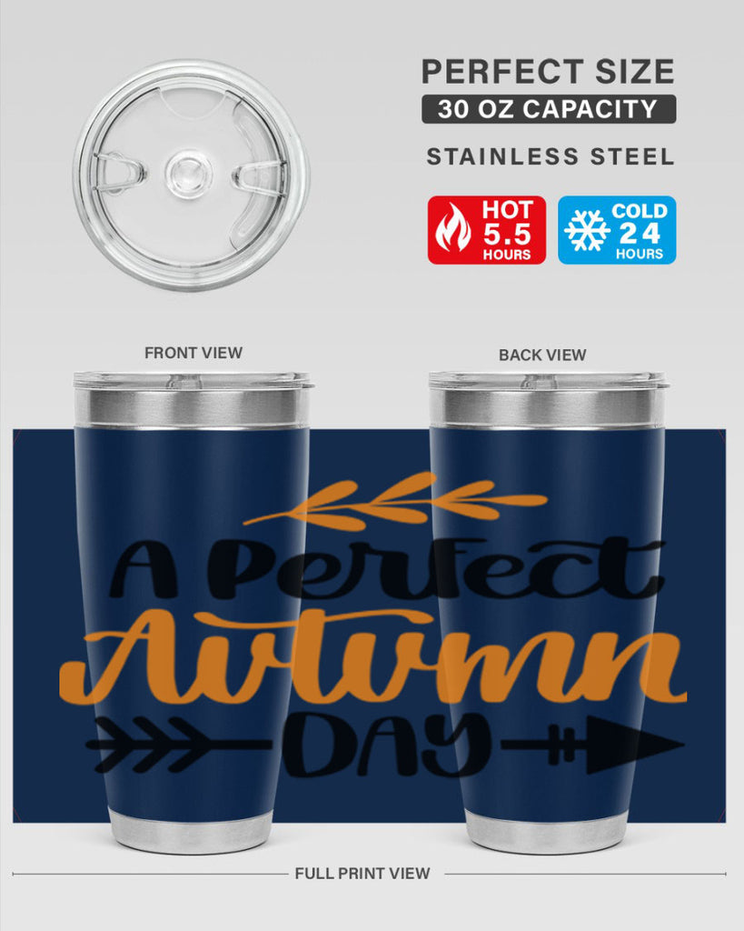 A Perfect Autumn Day 470#- fall- Tumbler