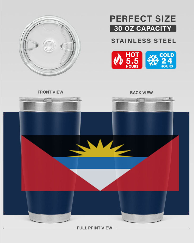 Antigua and Barbuda 192#- world flags- Tumbler